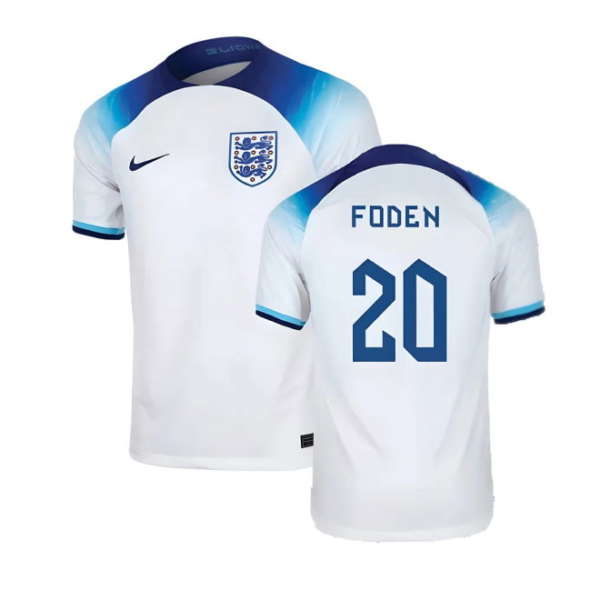 England Football Team Fan Jersey - Adults Version (Foden 20)