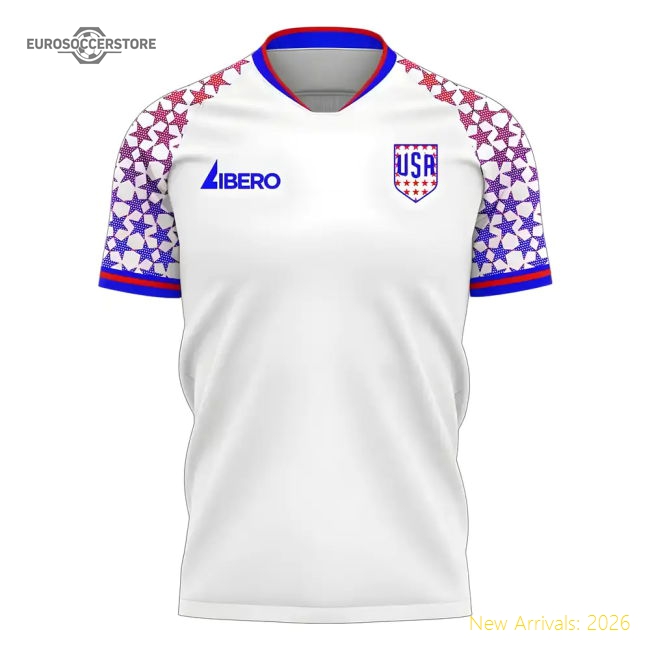 Usmnt 2025-2026 Home Concept Football Kit (libero) - Official Design