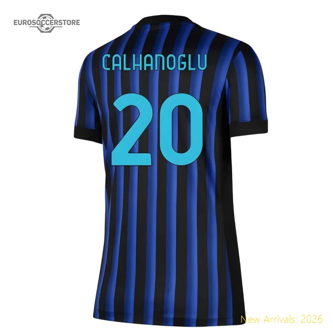 Authentic 2025-2026 Inter Milan Home Shirt (Womens) (Calhanoglu 20)