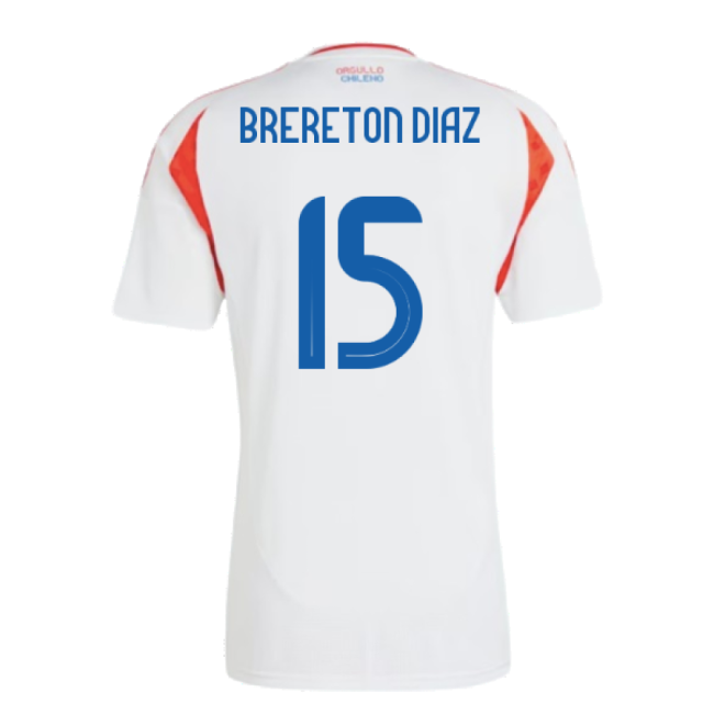 Kit 2024-2025 Chile Away Shirt (Brereton Diaz 15) Kit Athletic