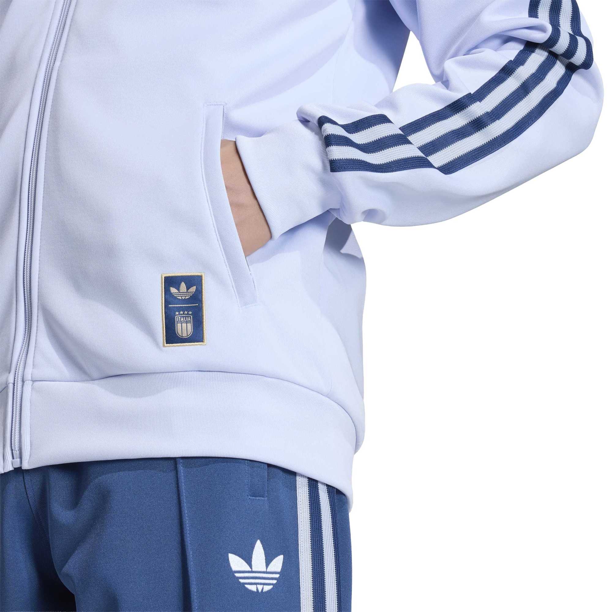 [SJH] Italy National Team Originals Full-Zip Track Jacket - Light Blue