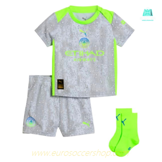 2025-2026 Man City Third Baby Kit (Haaland 9)
