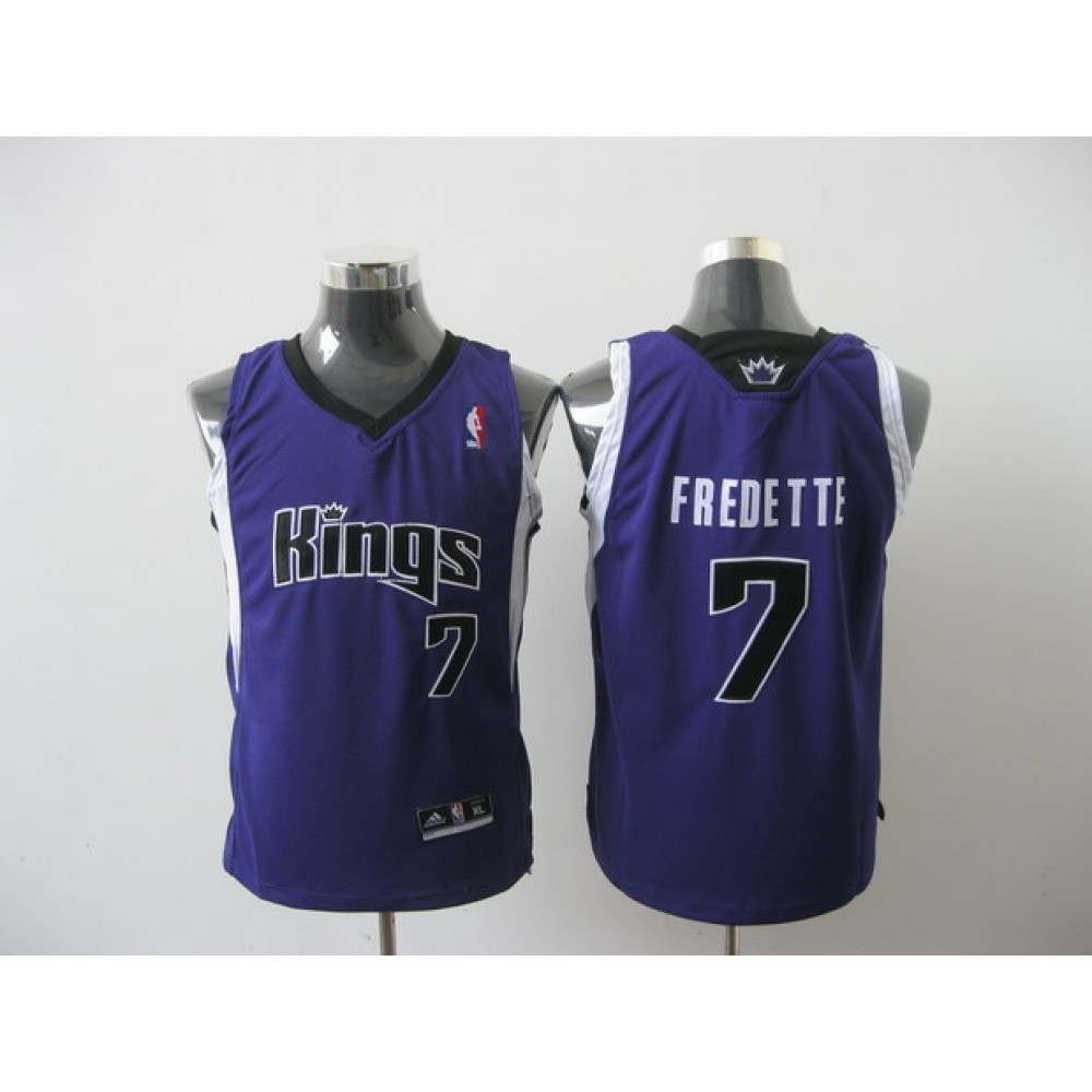 Fan Favorite Durable Men's Kings #7 Jimmer Purple Basketball Jersey
