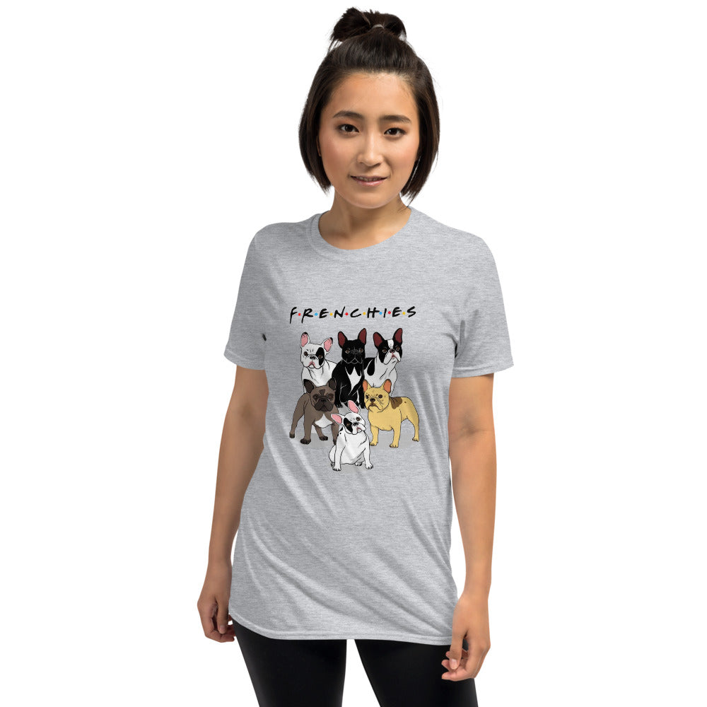 French Bulldog Frenchies Short Sleeve Unisex T Shirt Frenchie Pet Item