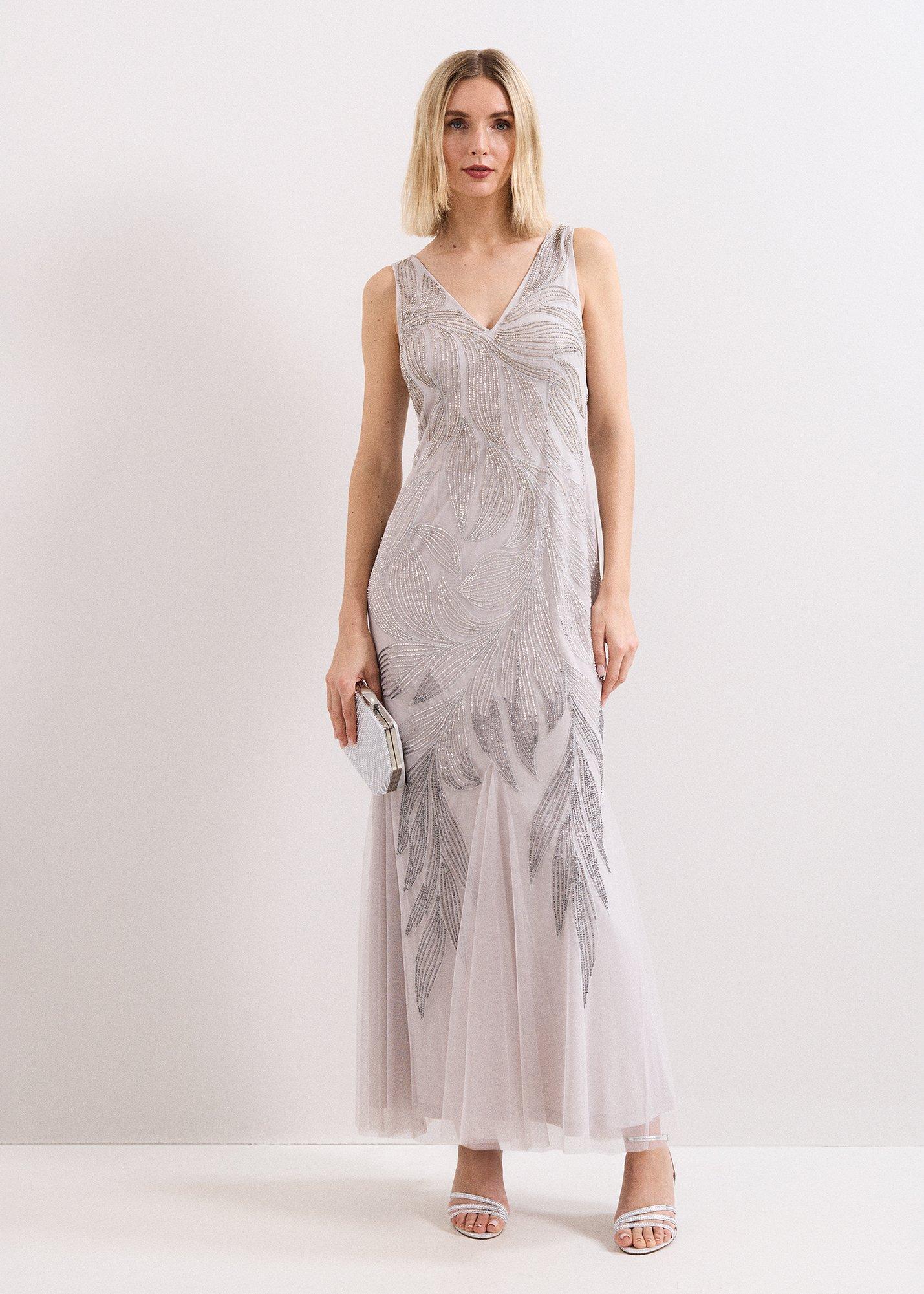 Reina Beaded Maxi Dress
