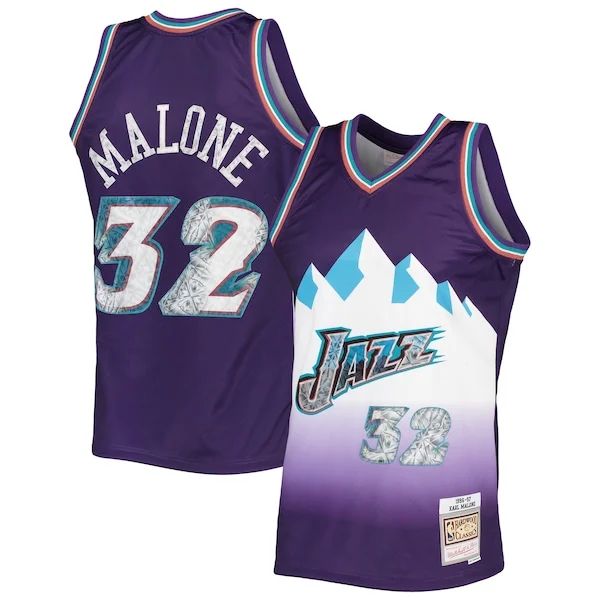 Karl Malone UTA Swingman Jersey - exclusive NBA athletic basketball