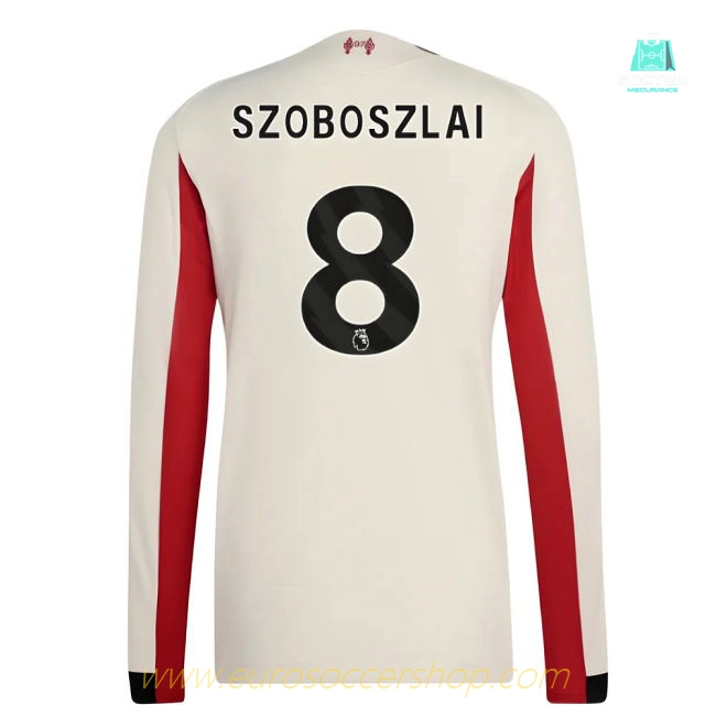 2025-2026 Liverpool Authentic Long Sleeve Away Shirt (Szoboszlai 8)