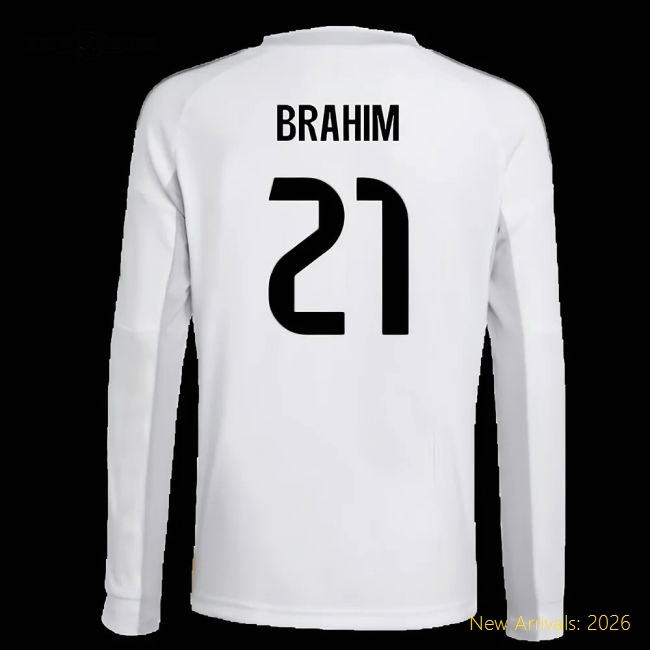 Real Madrid 2024-25 Home Fan Version For Kids (Brahim Game Day Jersey