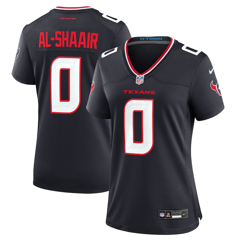 None Azeez Al-Shaair HOU Texans Energetic Premium-Quality Jersey
