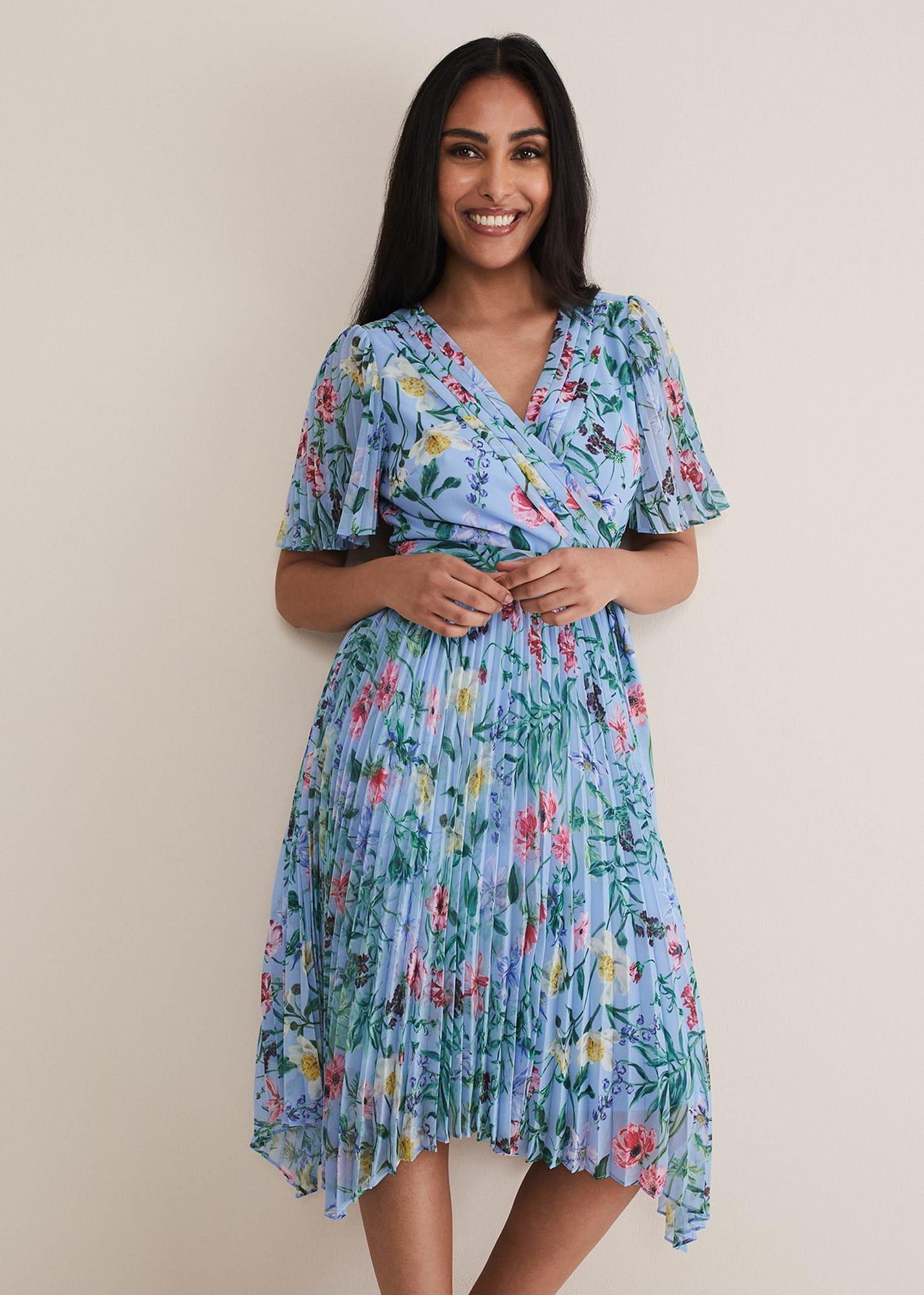 Petite Kendall Floral Midi Dress