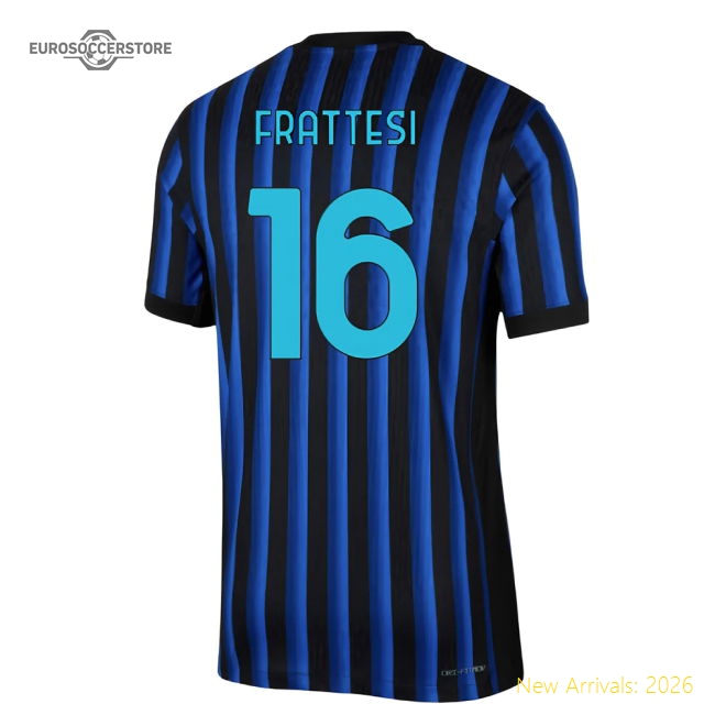 Pro-level Home Inter Milan Frattesi Jersey 2025-2026 Lightweight