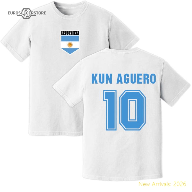 Premium Aguero Argentina 20242025 Training Jersey Breathable