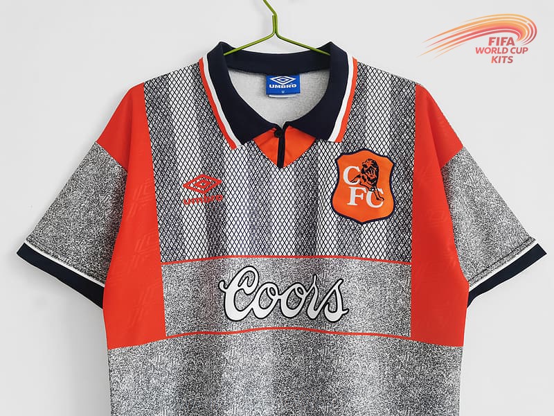 Chelsea 94-96 Away Grey Football Kit