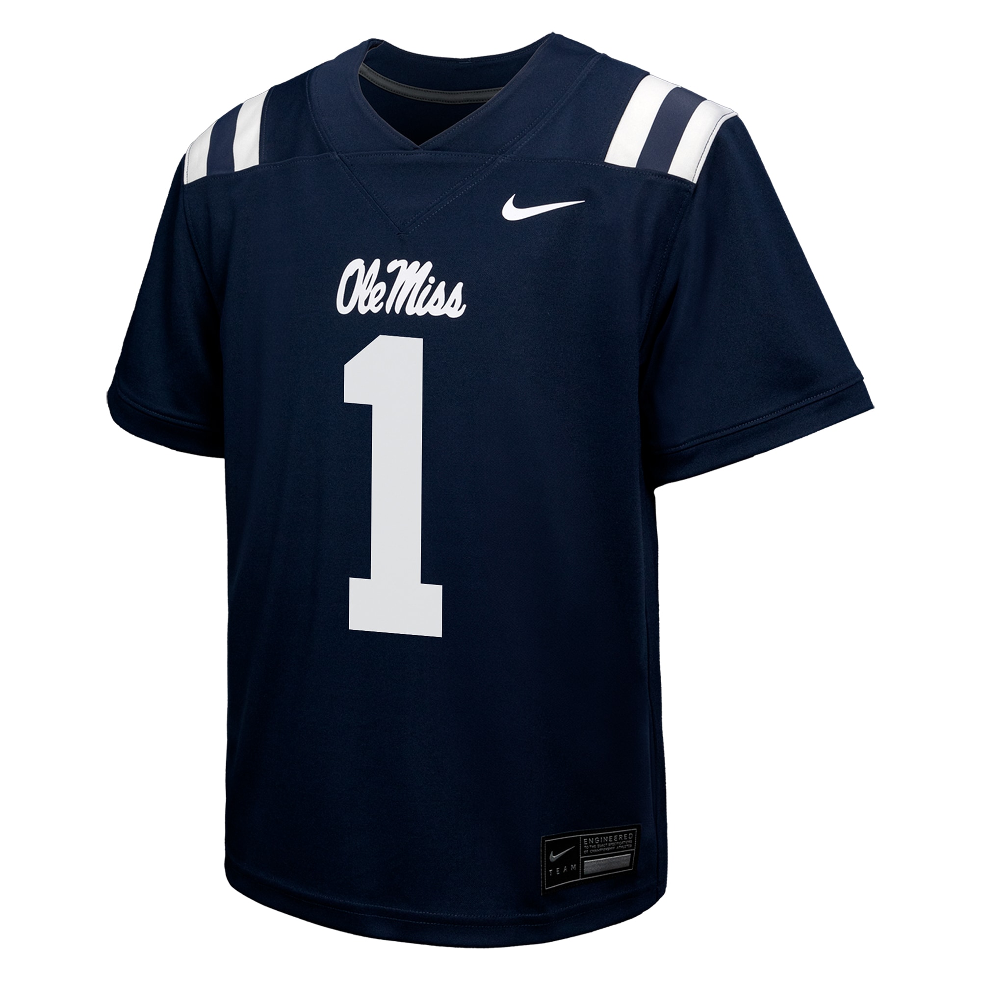 [NJP] Ole Miss Rebels Youth Untouchable Replica Game Jersey - Navy