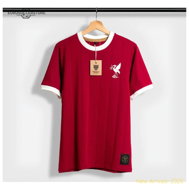 Authentic Liverpool The Bird Bordeaux Home Retro Football Shirt