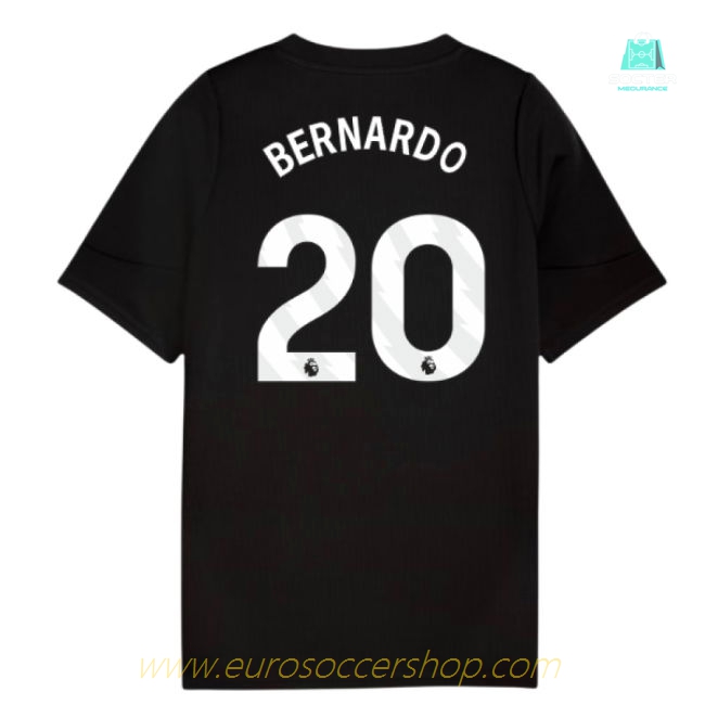 2025-2026 Man City Training Jersey (Black) - Kids (Bernardo 20)