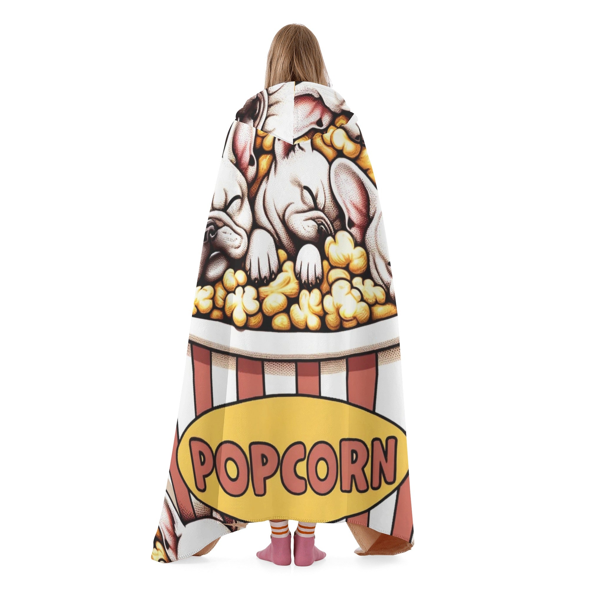 - French Bulldog Themed Hooded Blanket For Dog Lovers | Comfy Fit