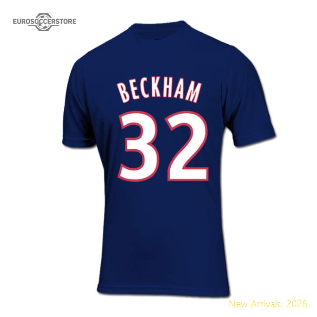 Supporter Trending David Beckham Psg Hero T-Shirt (Navy)