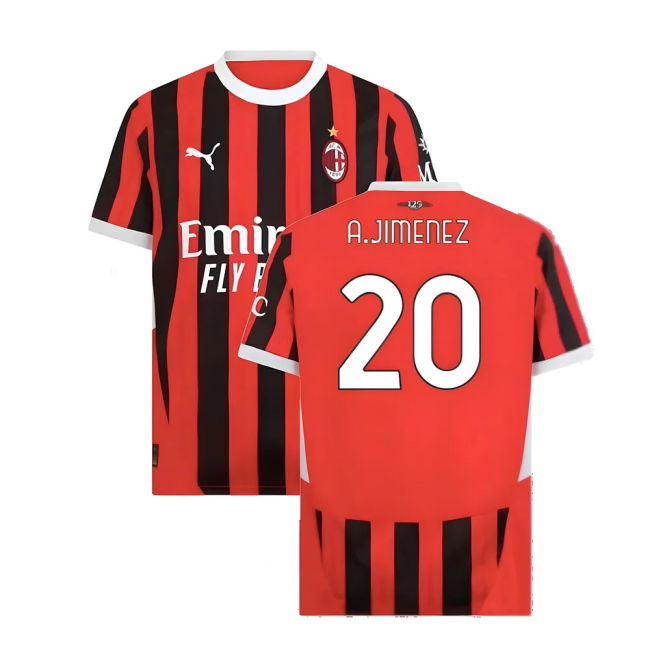 2025-2026 AC Milan Home - authentic shirt economical option v2.288