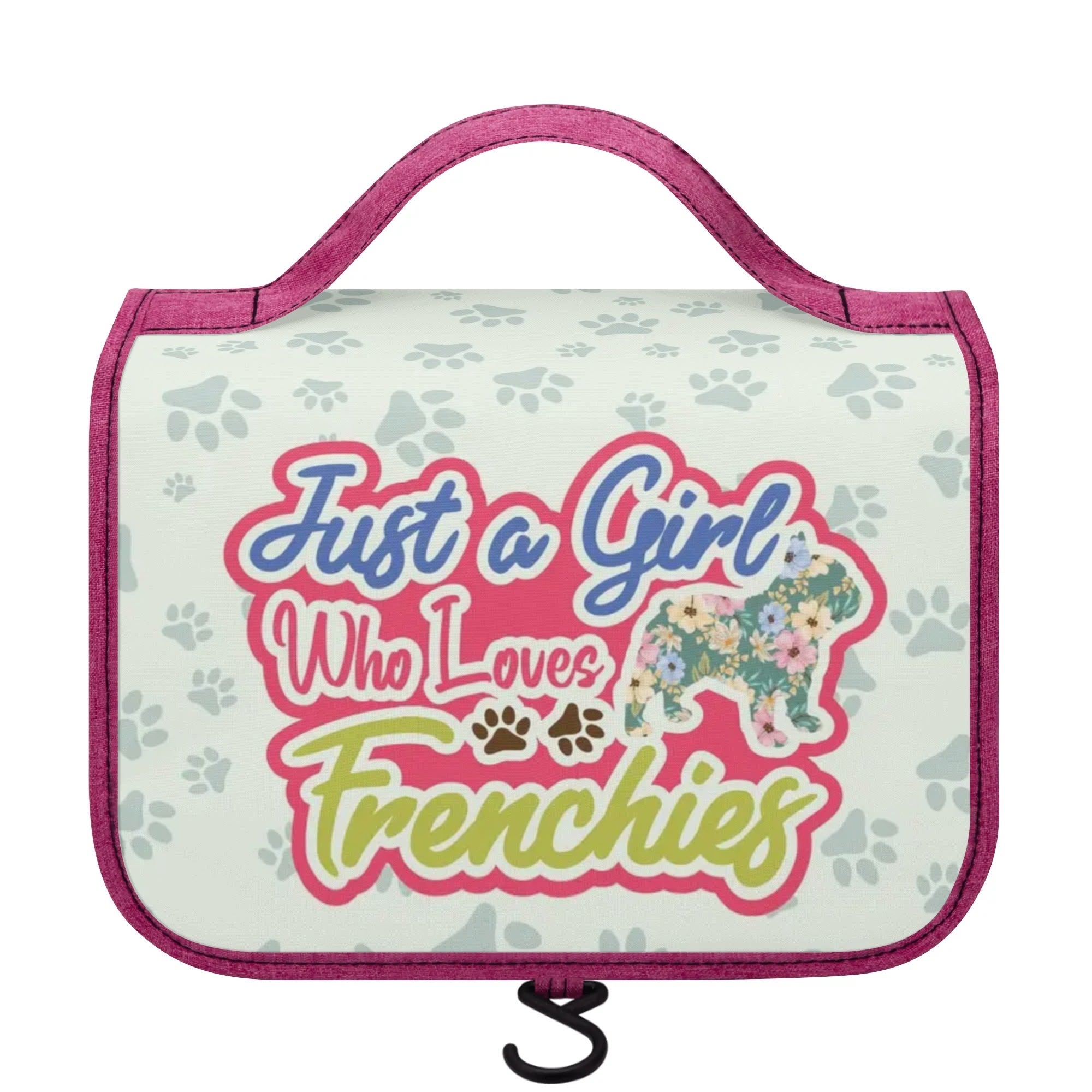 French Bulldog Charlie - Non-slip Cosmetic Travel Bag Winter Wear