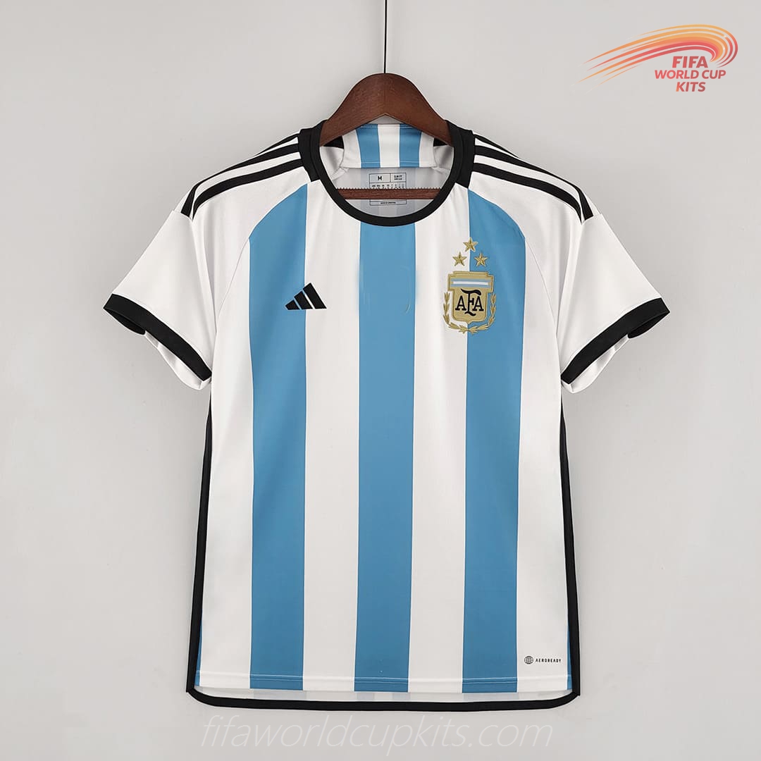 Home Game Soccer Kit of Argentina 2022 WC Finals