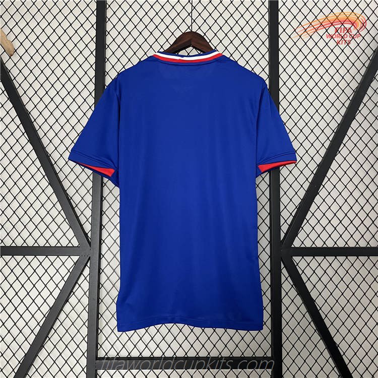 France Home Game Soccer Kit 2024 year Euro Cup