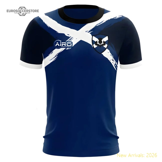 2025-2026 Scotland Flag Concept Football Shirt - Womens