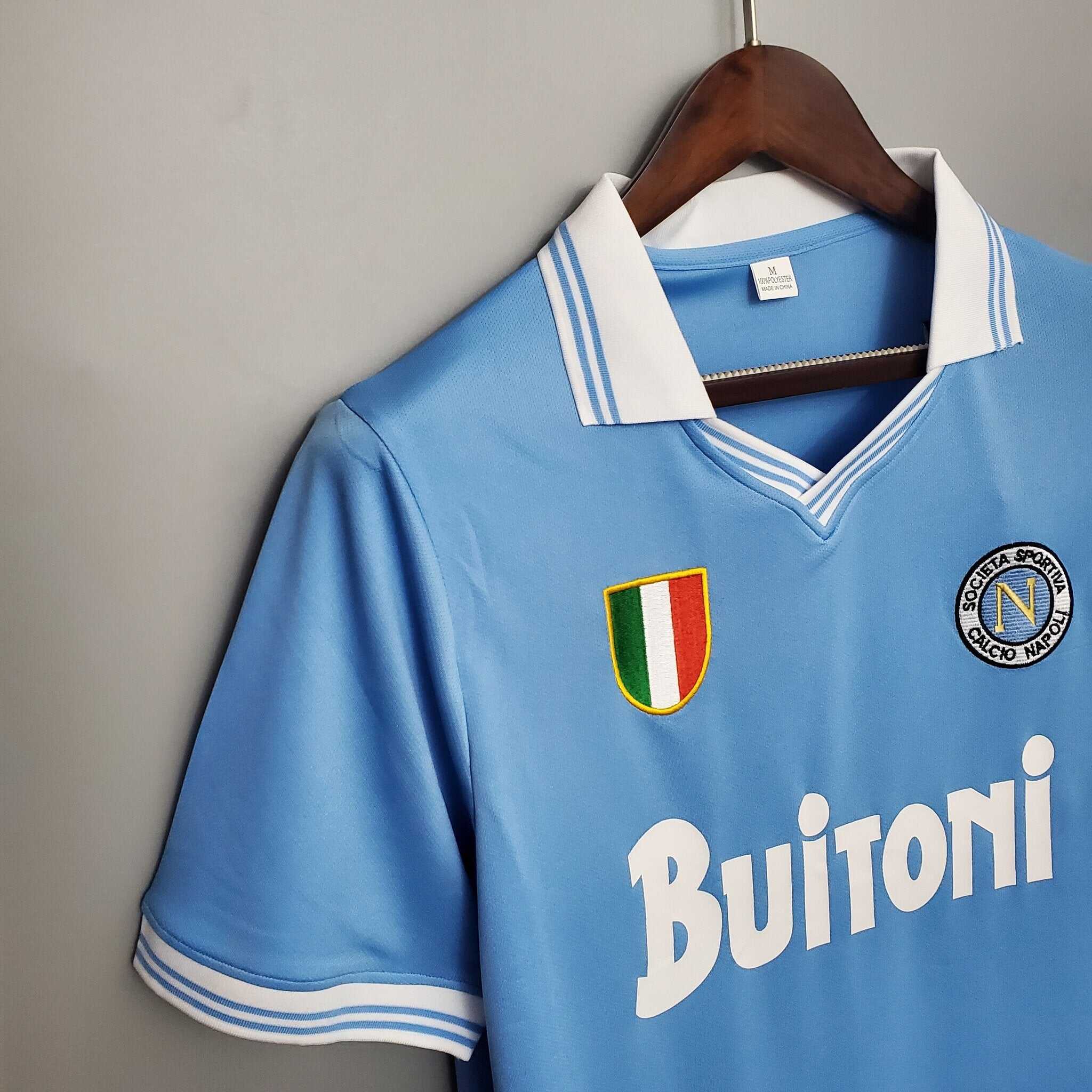 Cheap 1986-1987 Napoli Home retro kit