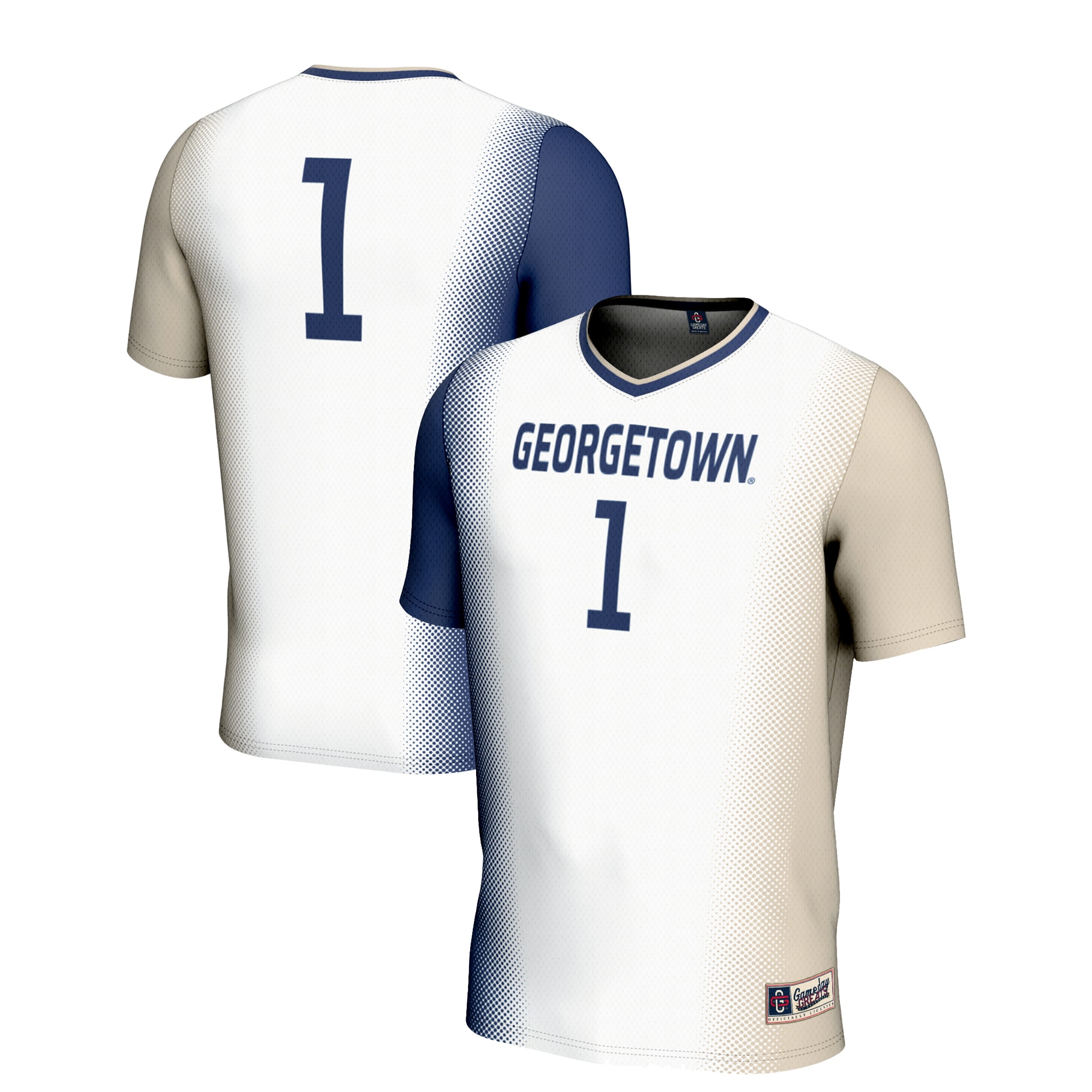 [SJH] Georgetown Hoyas GameDay Greats Youth Lightweight Women's Soccer Jersey - White