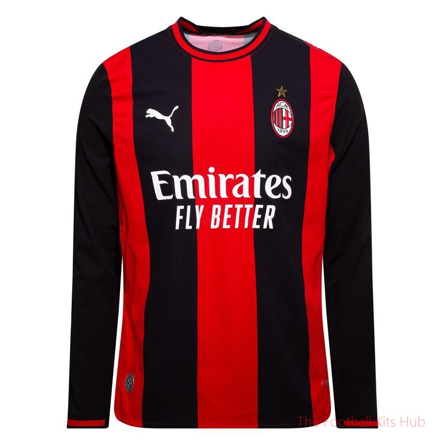 [HP] AC Milan Home Shirt 2026/27 Authentic Long Sleeves