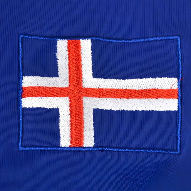 Iceland Raglan Sleeve Royal/White T-Shirt