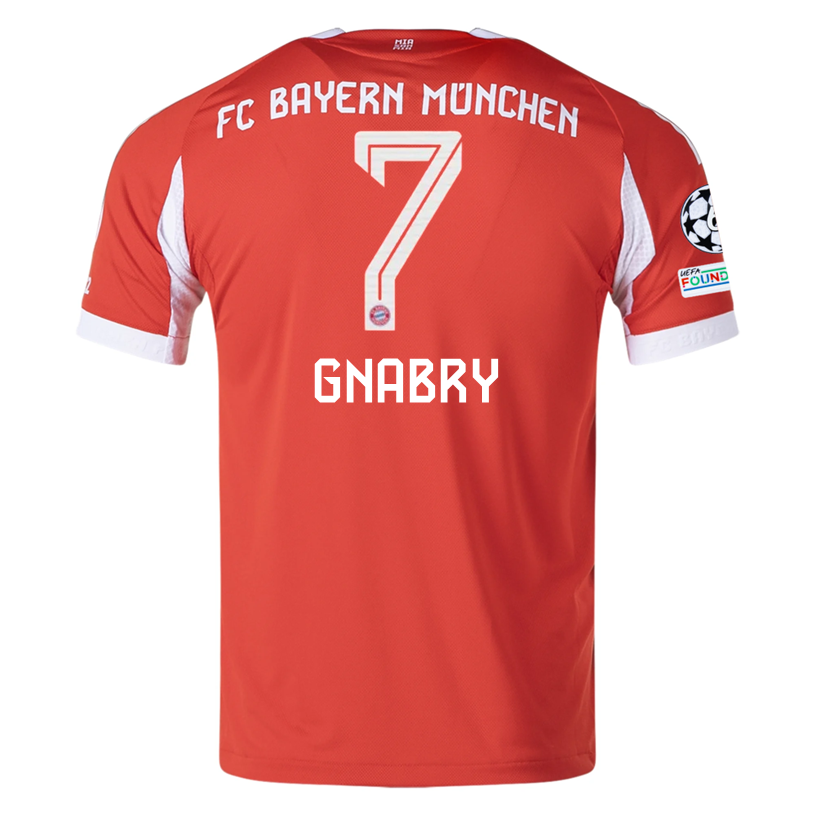 Bayern Munich Gnabry 2025-2026 UCL Home Jersey – Authentic Shirt