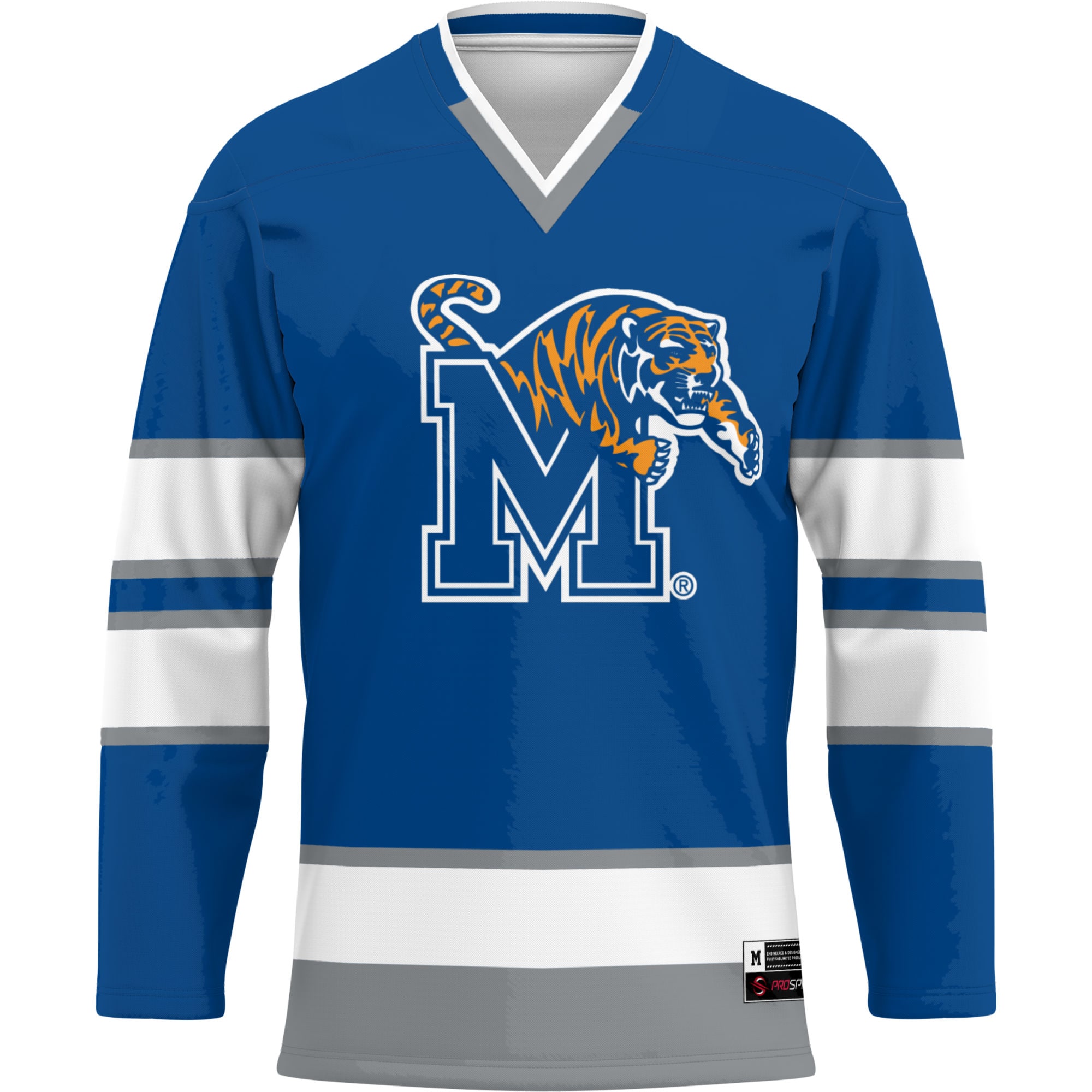 [DDG] Memphis Tigers GameDay Greats Hockey Jersey - Royal