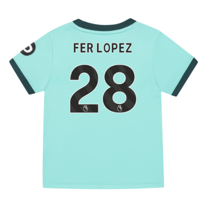 2025-2026 Football Team Kids Safe Fer Lopez Jersey Drycell
