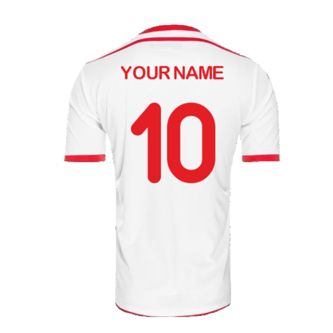 World-Class Tunisia 2018 Home Shirt ((Excellent) M) (Your Name)