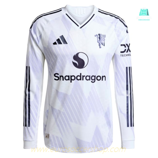 2025-2026 Man Utd Authentic Long Sleeve Away Shirt (Rashford 10)