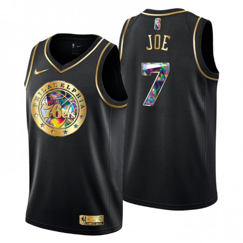 76ers Black Philadelphia 76ers #7 Jersey - Basketball Jersey