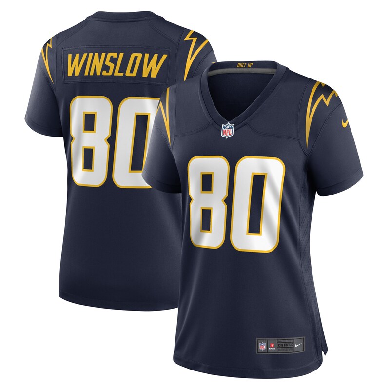 None Kellen Winslow LA Chargers Retro Official Jersey Game Day Wear