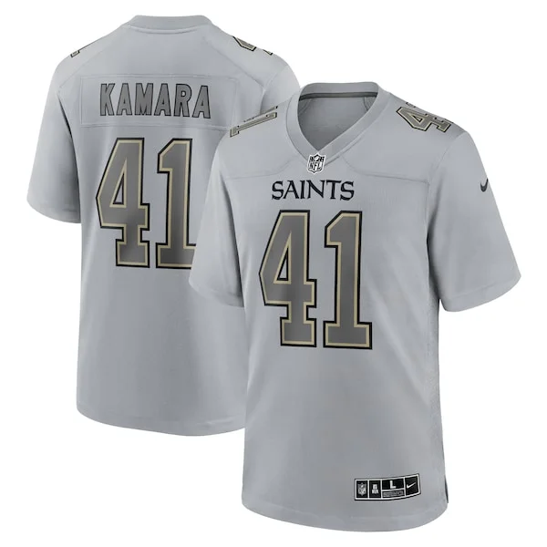 Performance New Orleans Saints Game Jersey - Premium Gray NFL Fan J...
