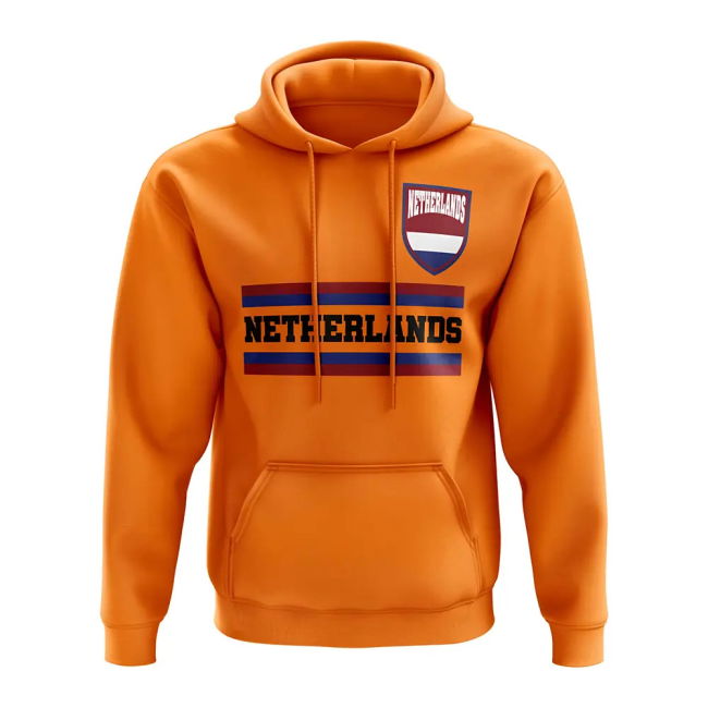 Netherlands Core Football Country Hoody (Orange) Holland