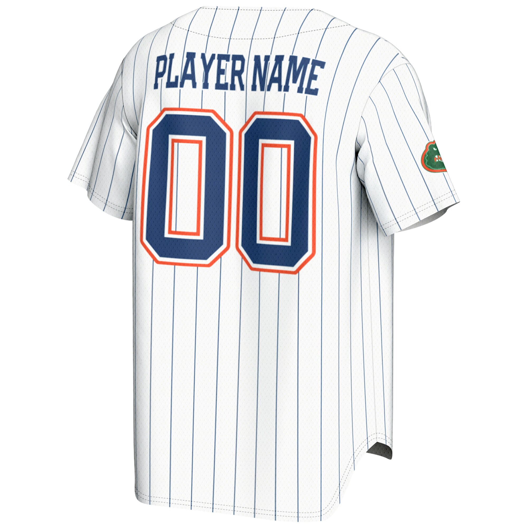 [NJP] Florida Gators GameDay Greats Unisex NIL Pick-A-Player Baseball Lightweight Jersey - White