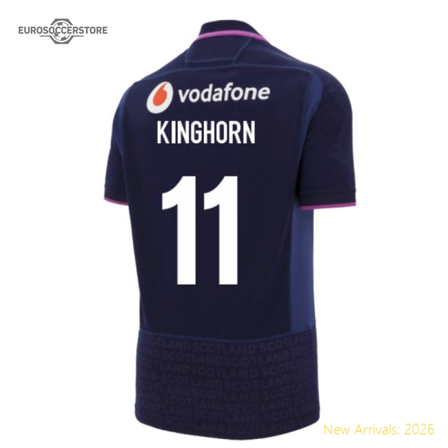 2025-2026 Scotland Home Rugby Shirt (Kids) (Kinghorn 11)