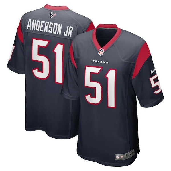 None Will Anderson Game Jersey - Navy | NFL Player Jersey | NFL Footba