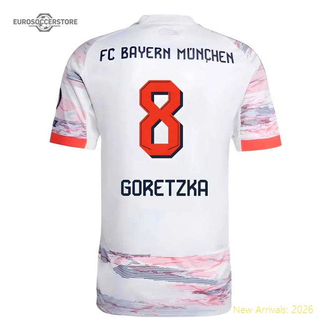 Fan-Favorite 2025-2026 Bayern Munich Away Shirt (Goretzka 8)