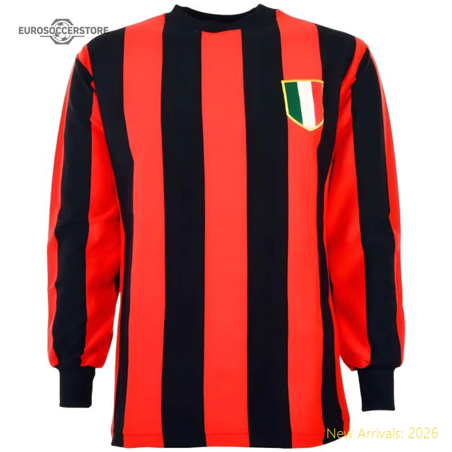 A C Milan 1950-1960s Retro Football Shirt - Premium Collection