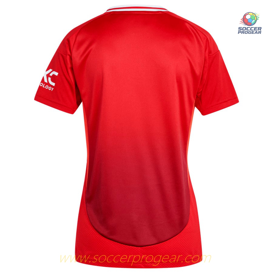 Manchester United Home Team Soccer Shirt 2024-25 Edition Women's Edition