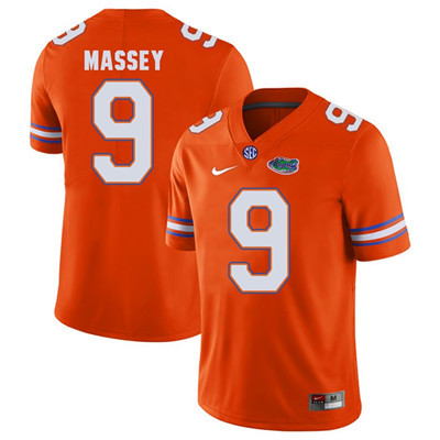 performance Men's None Dre Massey #9 Orange 2024 Football Jersey