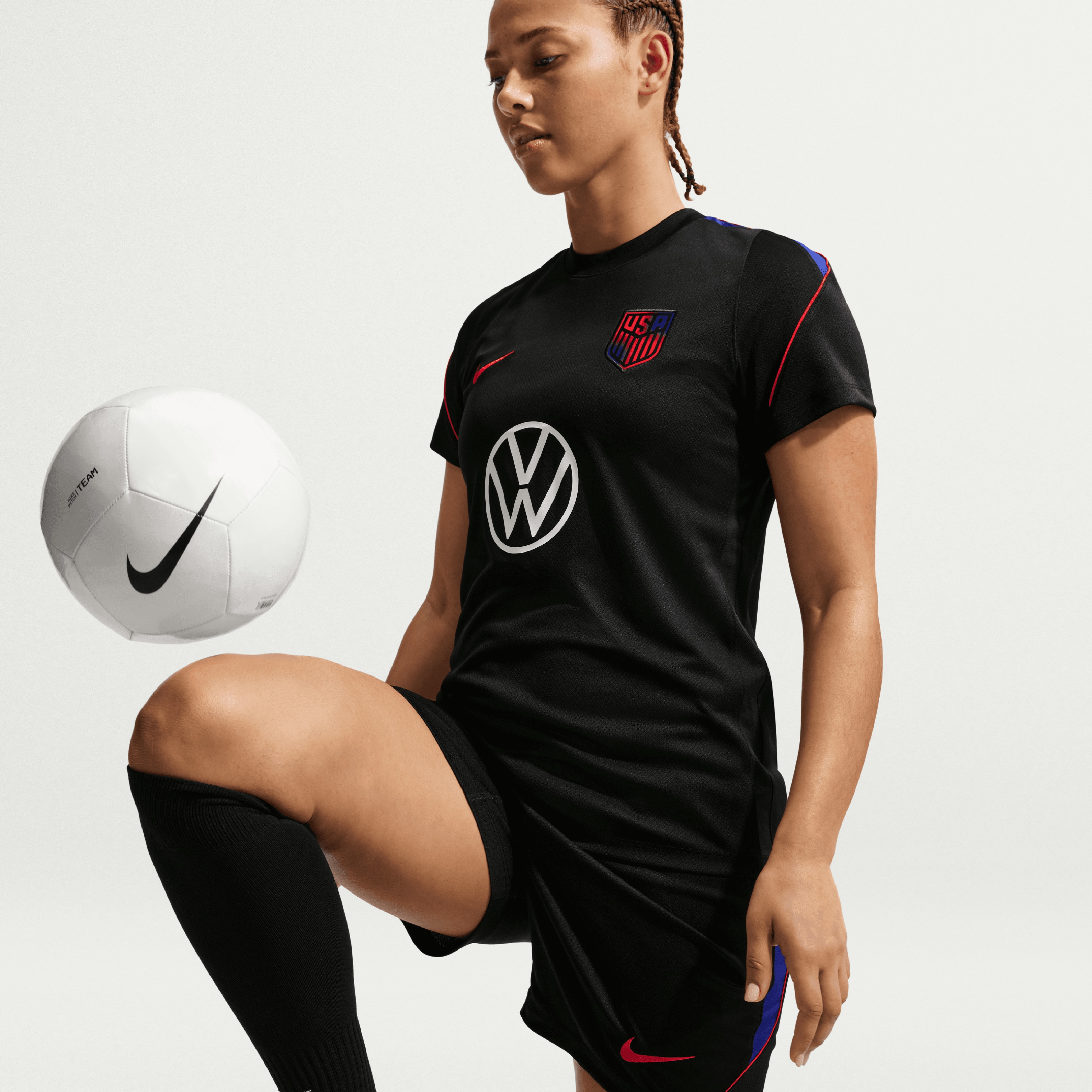 [JED] USMNT Women's 2026 Strike Dri-FIT Jersey Top - Black
