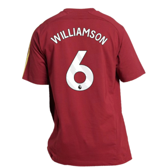 Arsenal 2025-2026 Ubp Shirt (Noble Maroon) (Williamson 6)