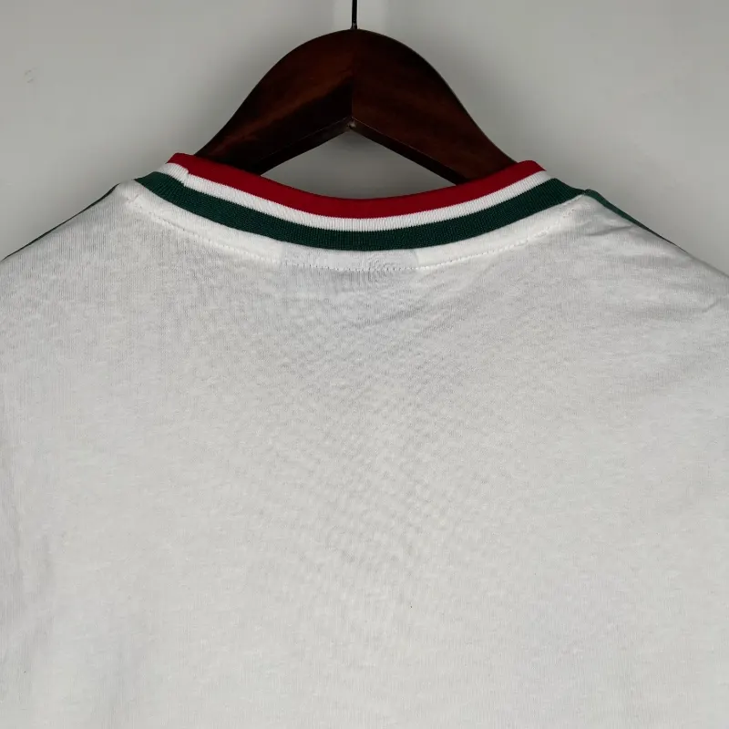 2014-2015 Fluminense White Soccer retro kit